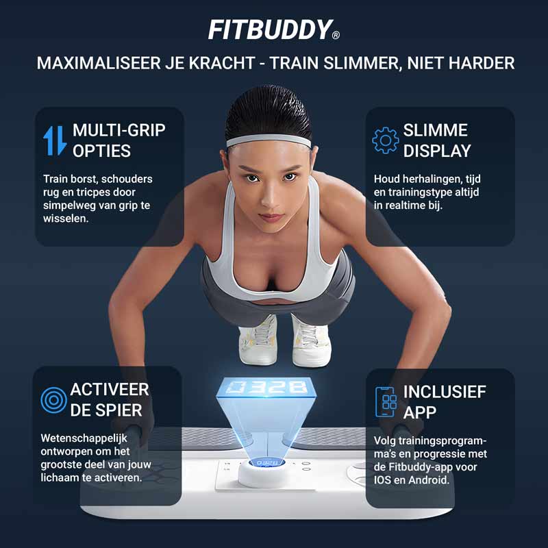 2 Push-up board met weerstandsbanden